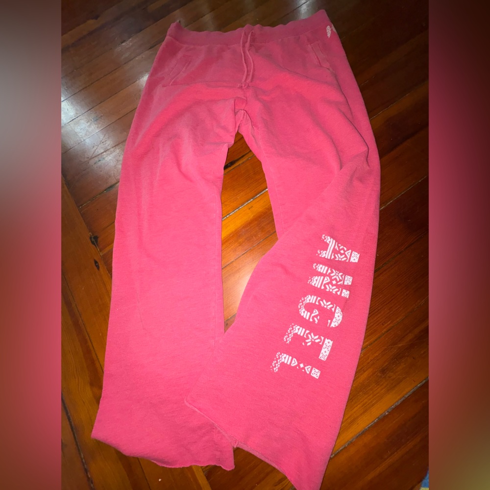 Y2K PINK Victorious Secret Sweatpants Flare